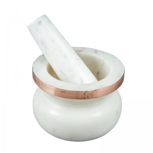 Thirstystone Round Marble Mortar and Pestle Set SBMT1044